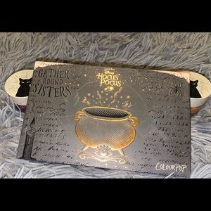 Colourpop hocus pocus eye shadow pallet & glitterly obsessed glitter gels